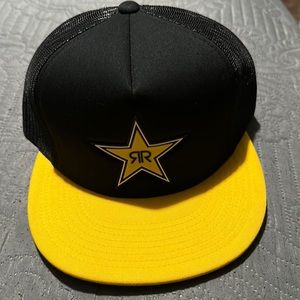 Brand new very rare Rockstar energy sponsored athletes only hat